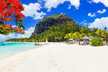 A beautiful white sand beach Mauritius A beautiful white sand beach Mauritius